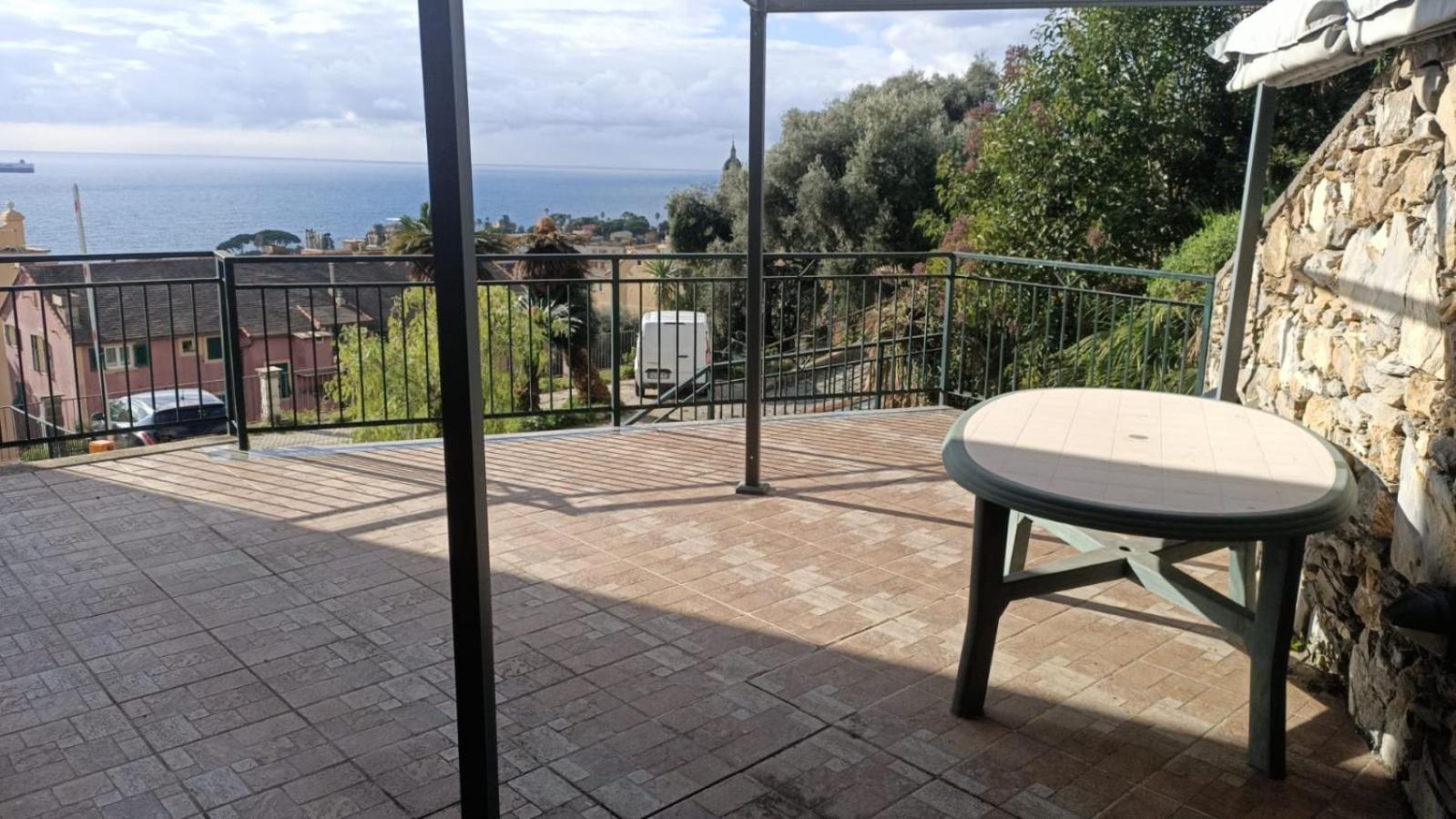 Ferienwohnung La Panoramica Nervi Genua Exterior foto